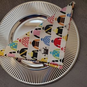 NWT Derby Triple Crown set of 4 Cotton Napkins